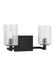 Generation Lighting Canada - Two Light Wall / Bath - Parker - Midnight Black- Union Lighting Luminaires Decor