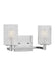 Generation Lighting Canada - Two Light Wall / Bath - Lando - Chrome- Union Lighting Luminaires Decor