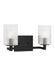 Generation Lighting Canada - Two Light Wall / Bath - Lando - Midnight Black- Union Lighting Luminaires Decor