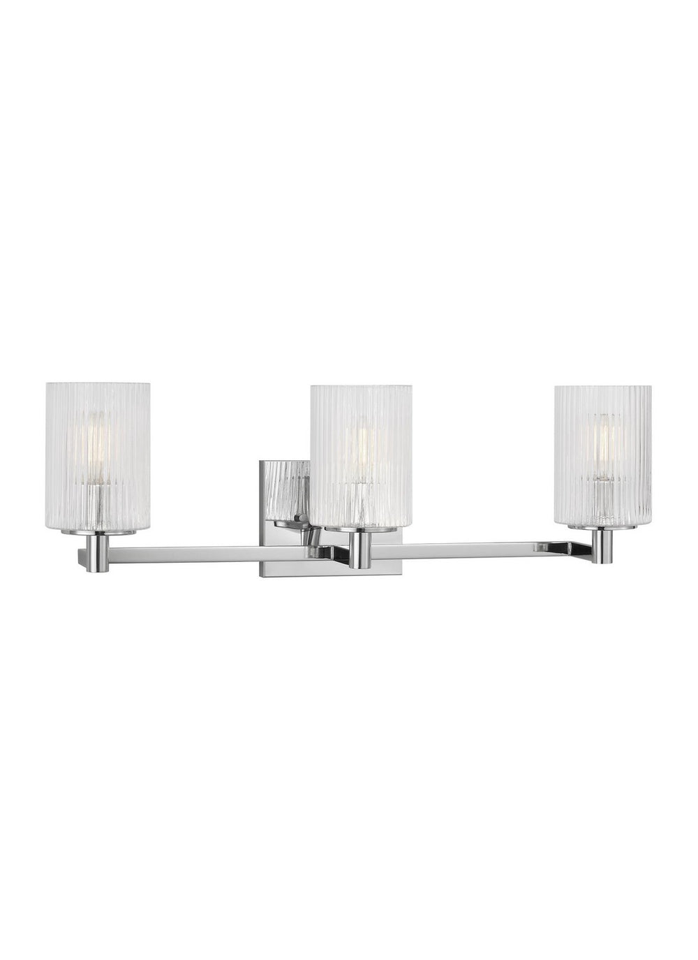 Generation Lighting Canada - Three Light Wall / Bath - Lando - Chrome- Union Lighting Luminaires Decor