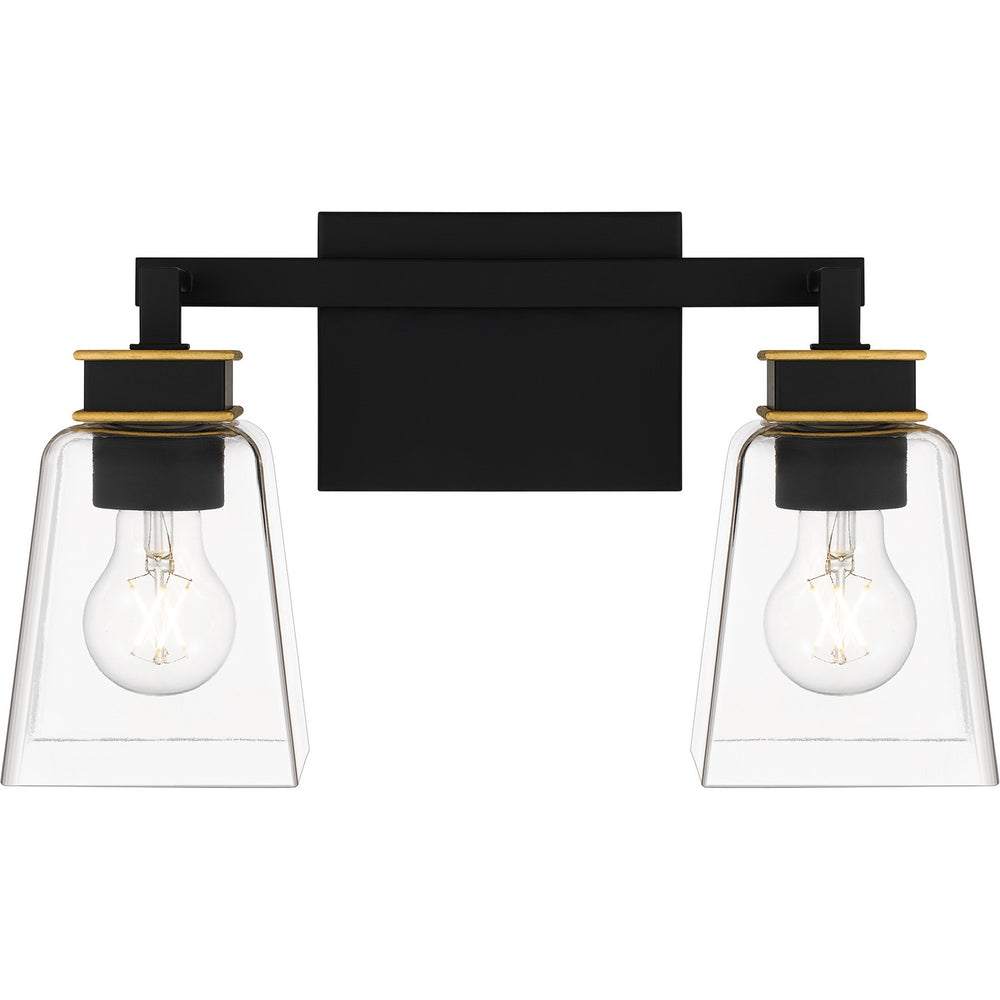 Quoizel - Two Light Bath - Almany - Matte Black- Union Lighting Luminaires Decor