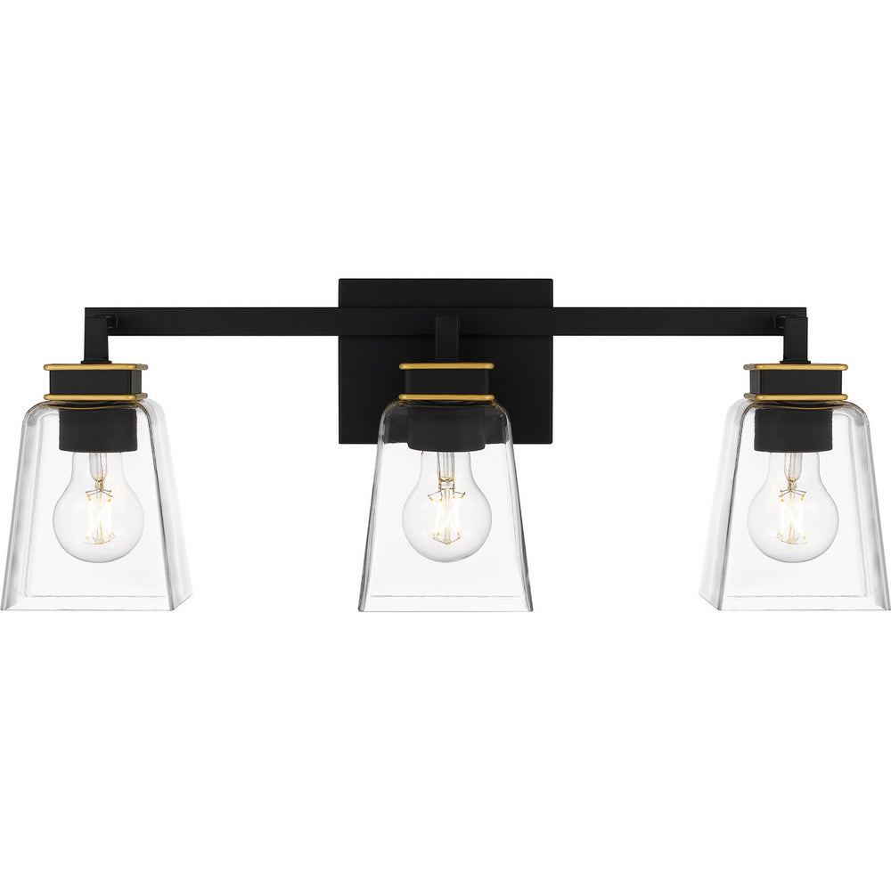 Quoizel - Three Light Bath - Almany - Matte Black- Union Lighting Luminaires Decor