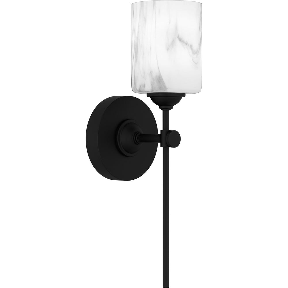 Quoizel - One Light Wall Sconce - Aria - Matte Black- Union Lighting Luminaires Decor