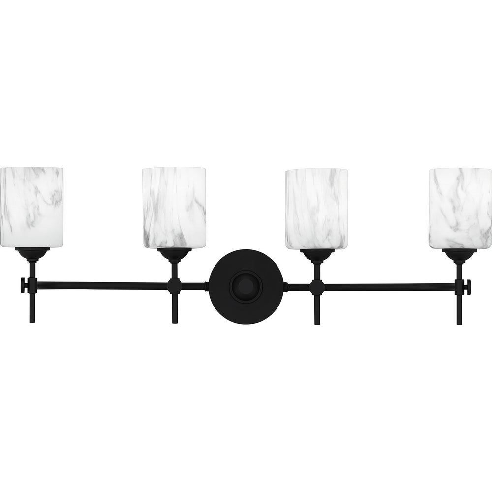 Quoizel - Four Light Bath - Aria - Matte Black- Union Lighting Luminaires Decor