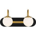 Quoizel - Two Light Bath - Desmond - Matte Black- Union Lighting Luminaires Decor