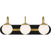 Quoizel - Three Light Bath - Desmond - Matte Black- Union Lighting Luminaires Decor