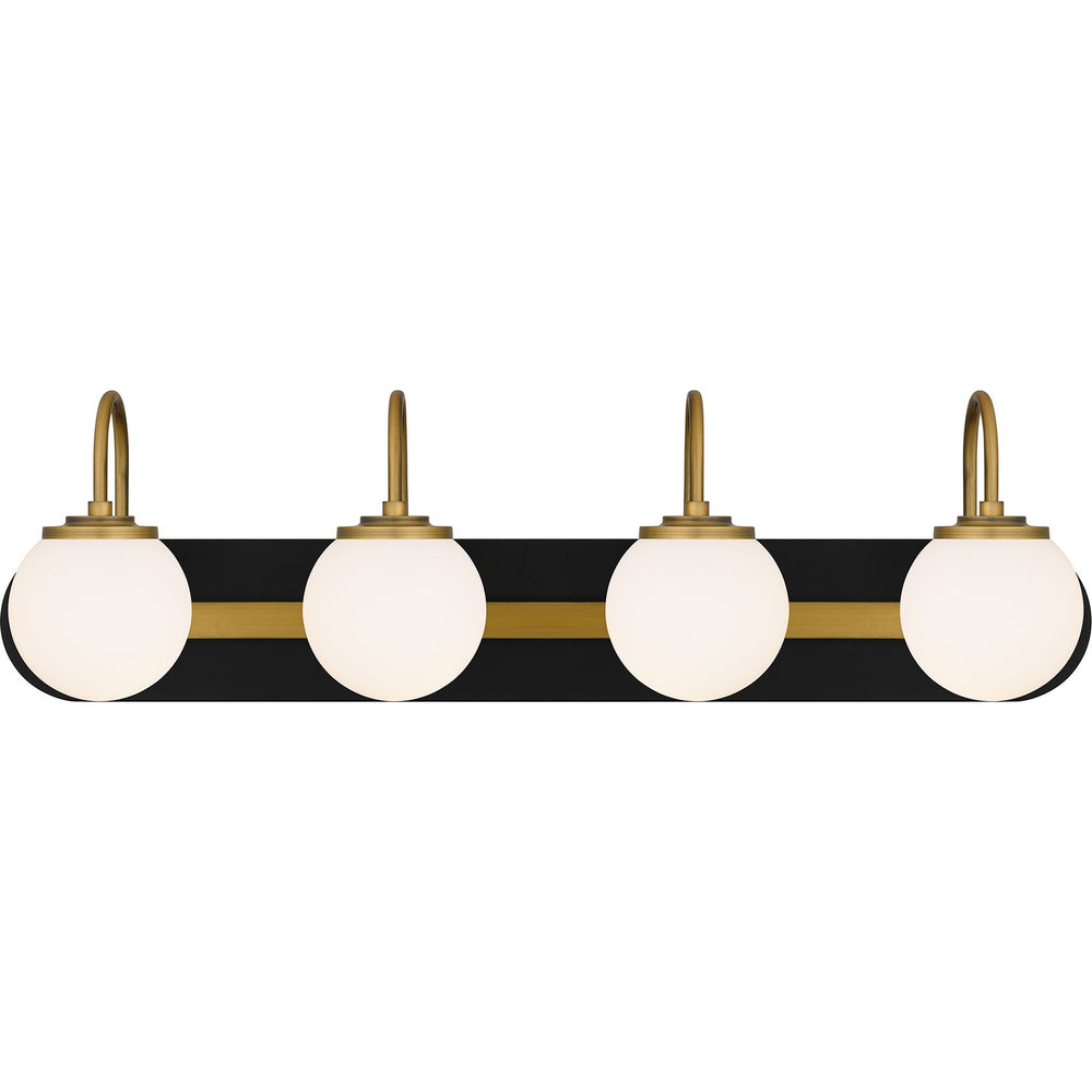 Quoizel - Four Light Bath - Desmond - Matte Black- Union Lighting Luminaires Decor