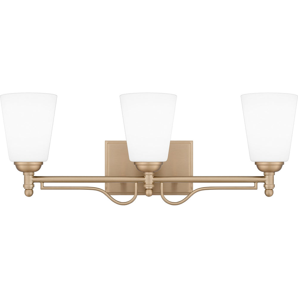 Quoizel - Three Light Bath - Esther - Bronze Gold- Union Lighting Luminaires Decor