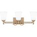 Quoizel - Three Light Bath - Esther - Bronze Gold- Union Lighting Luminaires Decor