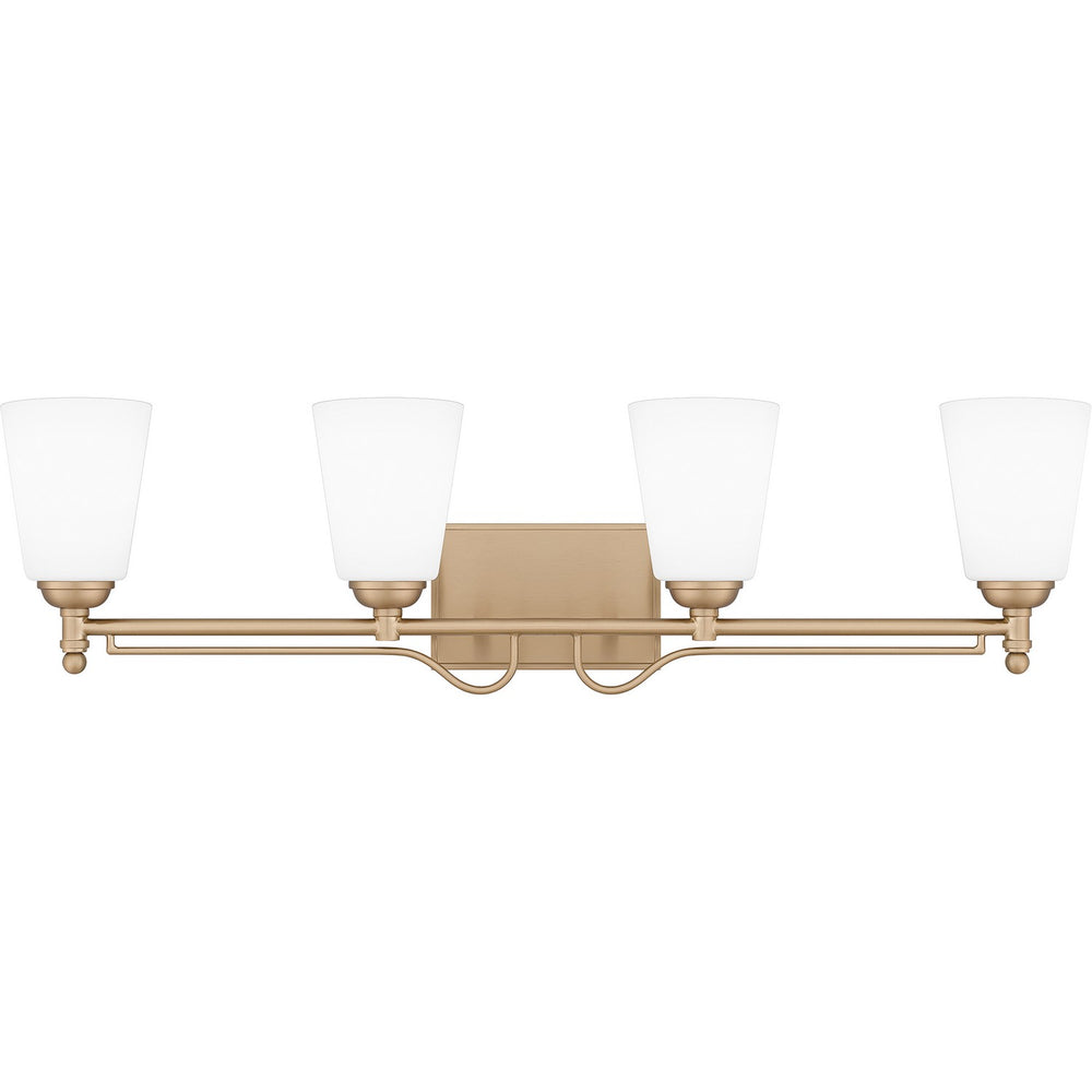 Quoizel - Four Light Bath - Esther - Bronze Gold- Union Lighting Luminaires Decor