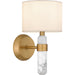 Quoizel - One Light Wall Sconce - Kimberly - Brushed Weathered Brass- Union Lighting Luminaires Decor