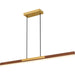 Quoizel - LED Linear Chandelier - Colter - Brushed Gold- Union Lighting Luminaires Decor