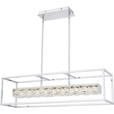 Quoizel - LED Linear Chandelier - Dazzle - Polished Chrome- Union Lighting Luminaires Decor