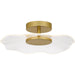 Quoizel - LED Semi Flush Mount - Ibis - Brushed Gold- Union Lighting Luminaires Decor