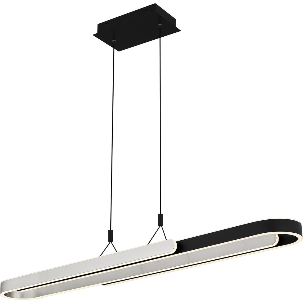 Quoizel - LED Linear Chandelier - Mira - Matte Black- Union Lighting Luminaires Decor