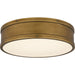 Quoizel - LED Flush Mount - Quoizel Flush Mount - Weathered Brass- Union Lighting Luminaires Decor