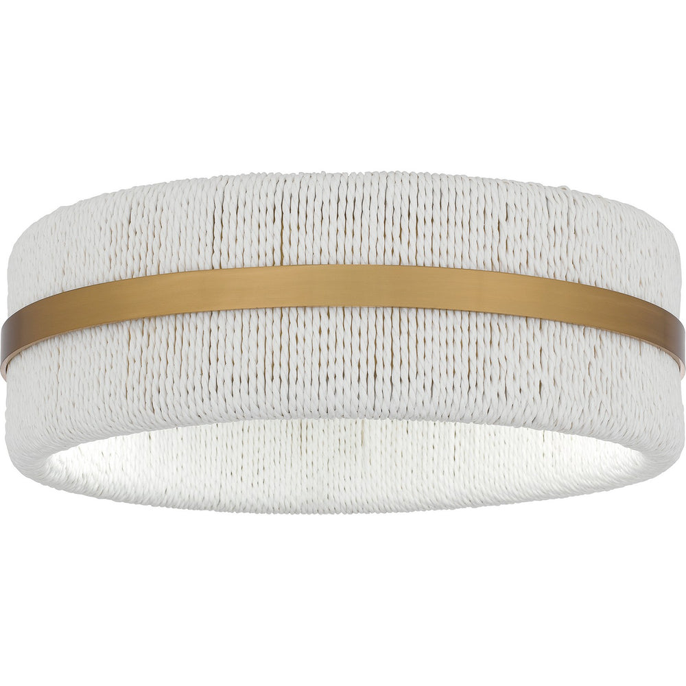 Quoizel - Two Light Flush Mount - Quoizel Flush Mount - Brushed Gold- Union Lighting Luminaires Decor