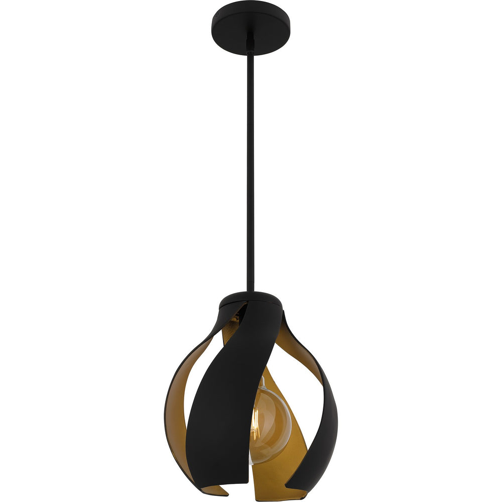 Quoizel - One Light Pendant - Quoizel Pendant - Matte Black- Union Lighting Luminaires Decor