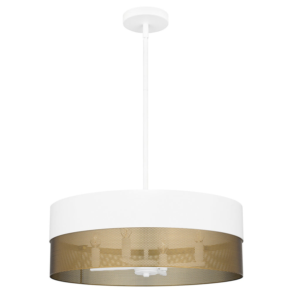 Quoizel - Four Light Pendant - Quoizel Pendant - Matte White- Union Lighting Luminaires Decor