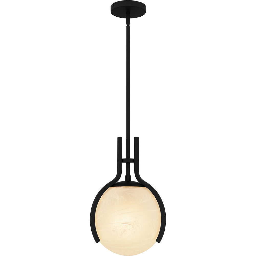 Quoizel - One Light Pendant - Quoizel Pendant - Matte Black- Union Lighting Luminaires Decor