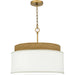 Quoizel - Four Light Pendant - Quoizel Pendant - Brushed Gold- Union Lighting Luminaires Decor