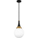 Quoizel - One Light Pendant - Quoizel Pendant - Matte Black- Union Lighting Luminaires Decor