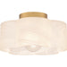 Quoizel - One Light Semi Flush Mount - Quoizel Semi-Flush Mount - Brushed Weathered Brass- Union Lighting Luminaires Decor