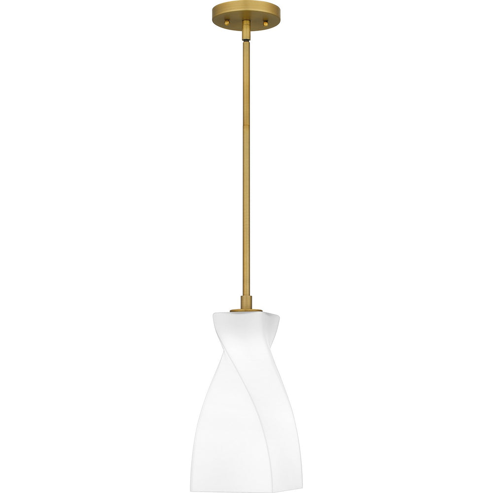 Quoizel - One Light Mini Pendant - Stetson - Brushed Gold- Union Lighting Luminaires Decor