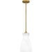 Quoizel - One Light Mini Pendant - Stetson - Brushed Gold- Union Lighting Luminaires Decor