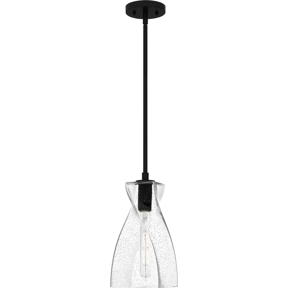 Quoizel - One Light Mini Pendant - Stetson - Matte Black- Union Lighting Luminaires Decor