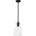 Quoizel - One Light Mini Pendant - Stetson - Matte Black- Union Lighting Luminaires Decor