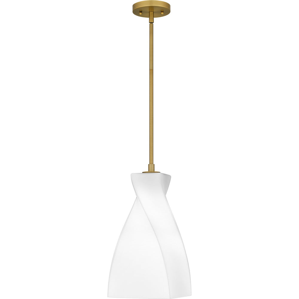 Quoizel - One Light Mini Pendant - Stetson - Brushed Gold- Union Lighting Luminaires Decor