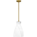 Quoizel - One Light Mini Pendant - Stetson - Brushed Gold- Union Lighting Luminaires Decor