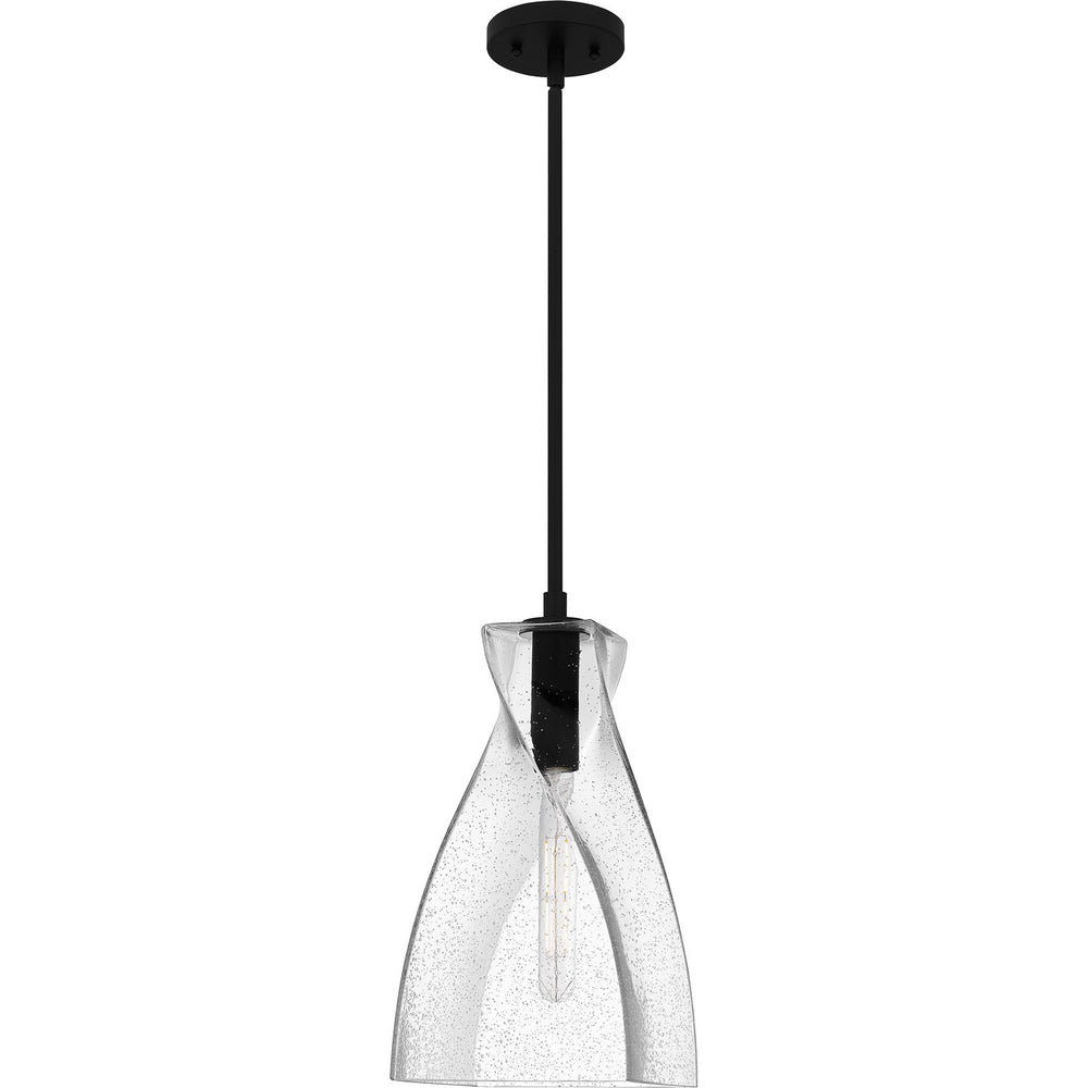 Quoizel - One Light Mini Pendant - Stetson - Matte Black- Union Lighting Luminaires Decor