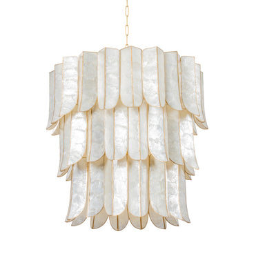 Corbett Lighting Canada - 16 Light Chandelier - Cartagena - Vintage Gold Leaf- Union Lighting Luminaires Decor