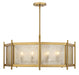 Savoy House - Eight Light Chandelier - Jacobs - Warm Brass- Union Lighting Luminaires Decor