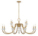 Savoy House - 12 Light Chandelier - Bergdorf - Warm Brass- Union Lighting Luminaires Decor