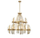 Savoy House - 12 Light Chandelier - Biltmore - Warm Brass- Union Lighting Luminaires Decor