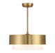 Savoy House - Four Light Fan D'Lier - Diana - Warm Brass- Union Lighting Luminaires Decor