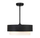 Savoy House - Four Light Fan D'Lier - Diana - Matte Black- Union Lighting Luminaires Decor