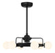 Savoy House - LED Fan D'Lier - Gibson - Matte Black- Union Lighting Luminaires Decor