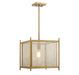 Savoy House - One Light Pendant - Jacobs - Warm Brass- Union Lighting Luminaires Decor