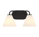 Savoy House - Two Light Bathroom Vanity - Blair - Matte Black- Union Lighting Luminaires Decor