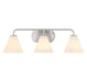 Savoy House - Three Light Bathroom Vanity - Blair - Satin Nickel- Union Lighting Luminaires Decor