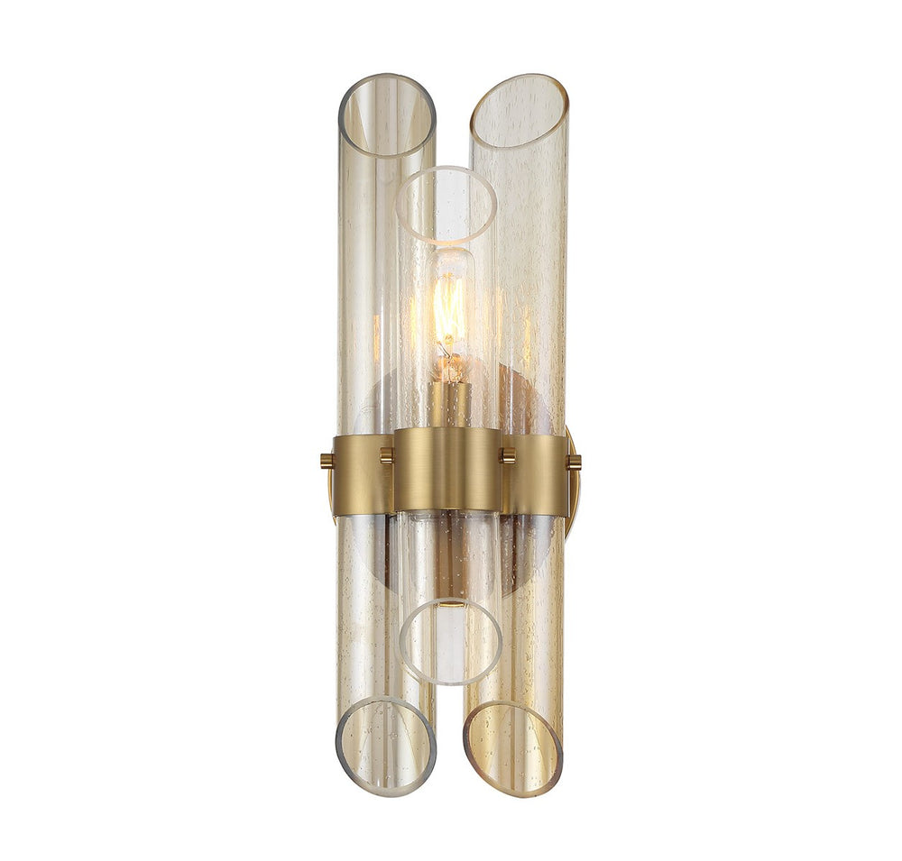 Savoy House - One Light Wall Sconce - Biltmore - Warm Brass- Union Lighting Luminaires Decor