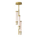 ET2 - LED Pendant - Travertine - Travertine / Gold- Union Lighting Luminaires Decor