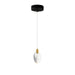 ET2 - LED Pendant - Pebble - Black / Polished Gold- Union Lighting Luminaires Decor