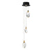 ET2 - LED Pendant - Pebble - Black / Polished Gold- Union Lighting Luminaires Decor