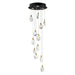 ET2 - LED Pendant - Pebble - Black / Polished Gold- Union Lighting Luminaires Decor