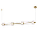 ET2 - LED Linear Pendant - Elysian - Natural Aged Brass- Union Lighting Luminaires Decor